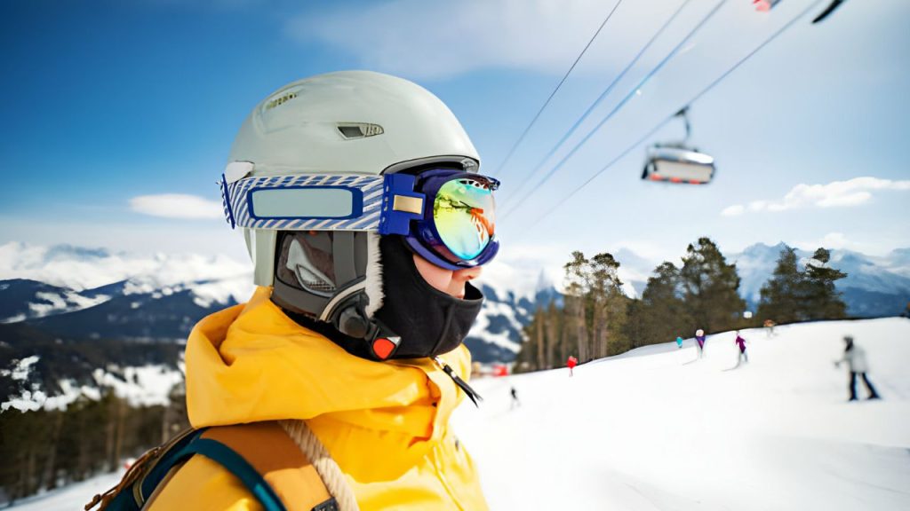 Ski Helmet with Visor vs Goggles