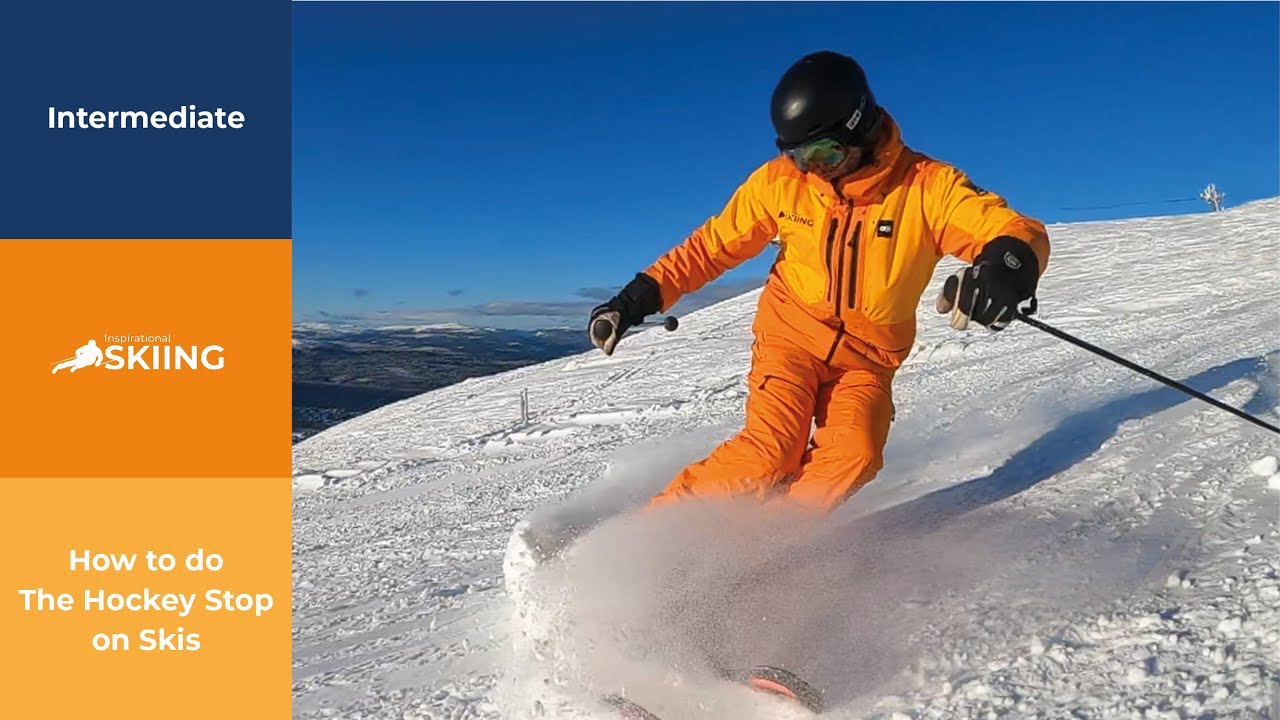 How to Stop on Skis